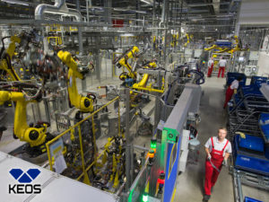 automated line of generators factory KEOS